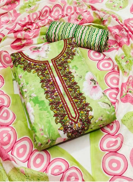 Mahaveer Printed Cotton Dress Material Catalog